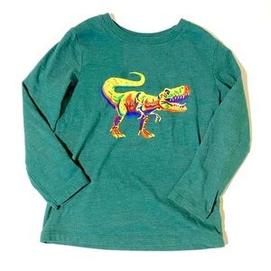 COPY - BUNDLE 3/$10 - 4/$12 ANY TSHIRTS / Cat&Jack Dinosaur TShirt/ Size 5TGreen